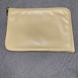 Vintage Givenchy Creme Leather Cluth
